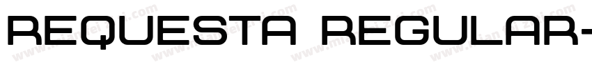 Requesta Regular字体转换